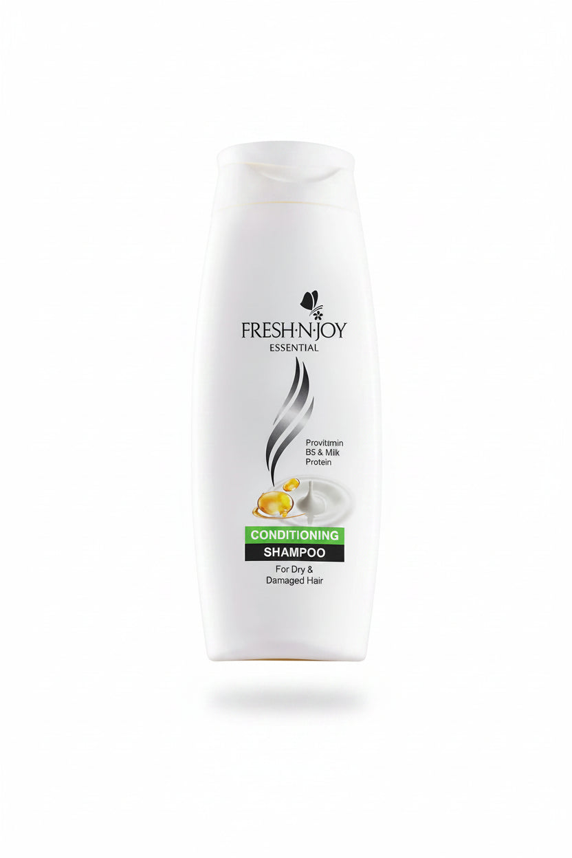 FRESH N JOY DAMAGE HAIR WHITE SHAMPOO 187ML