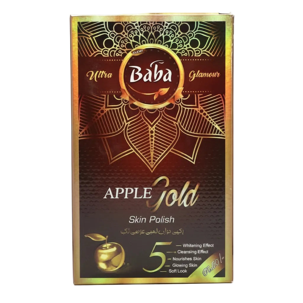 BABA APPLE GOLD SKIN POLISH KIT
