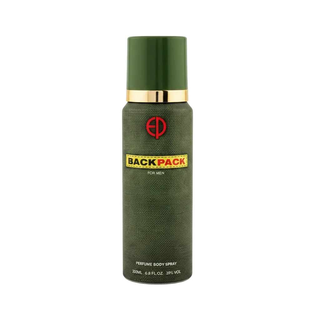 BACK PACK GREEN MEN BODY SPRAY 200ML