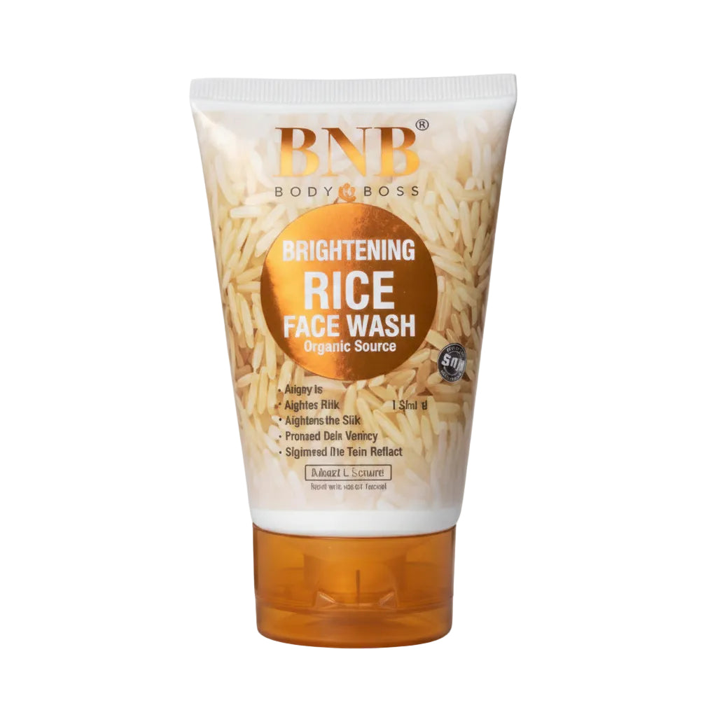 BNB WHITENING RICE FACE WASH 120ML