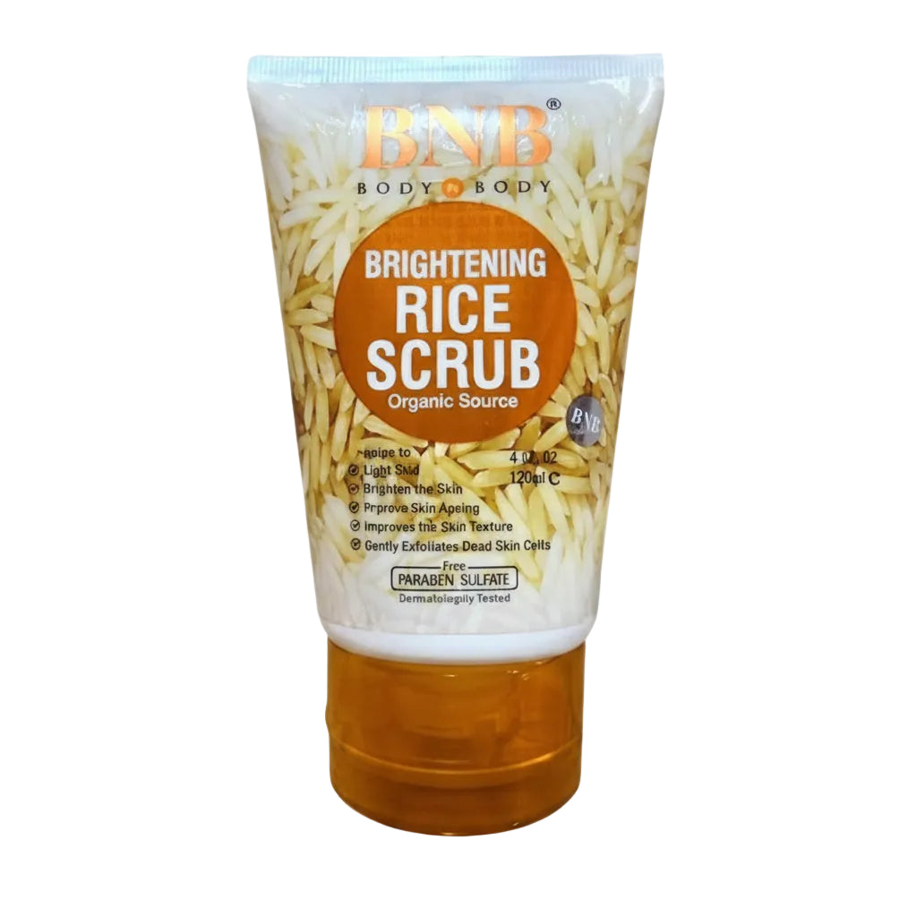 BNB WHITENING RICE SCRUB 120ML