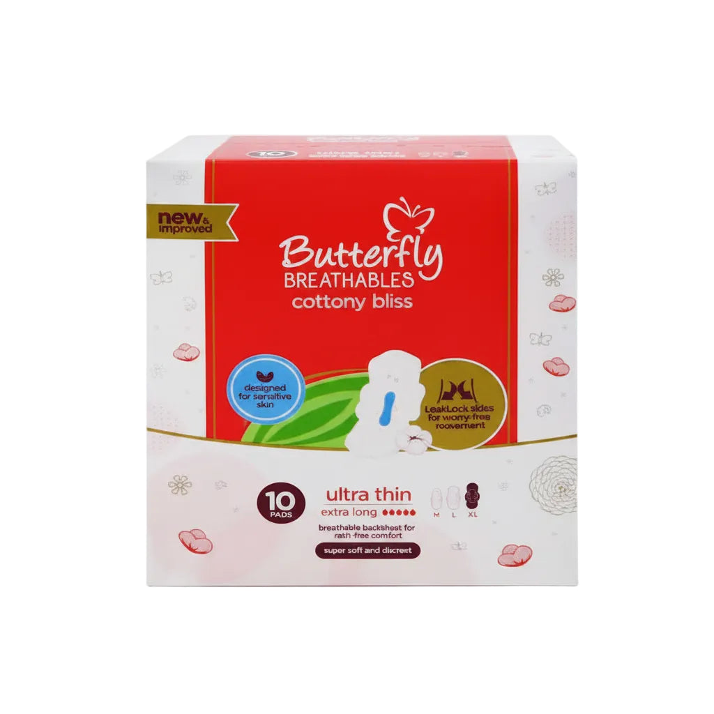 BUTTERFLY ULTRA THIN EXTRA LONG 10 PADS