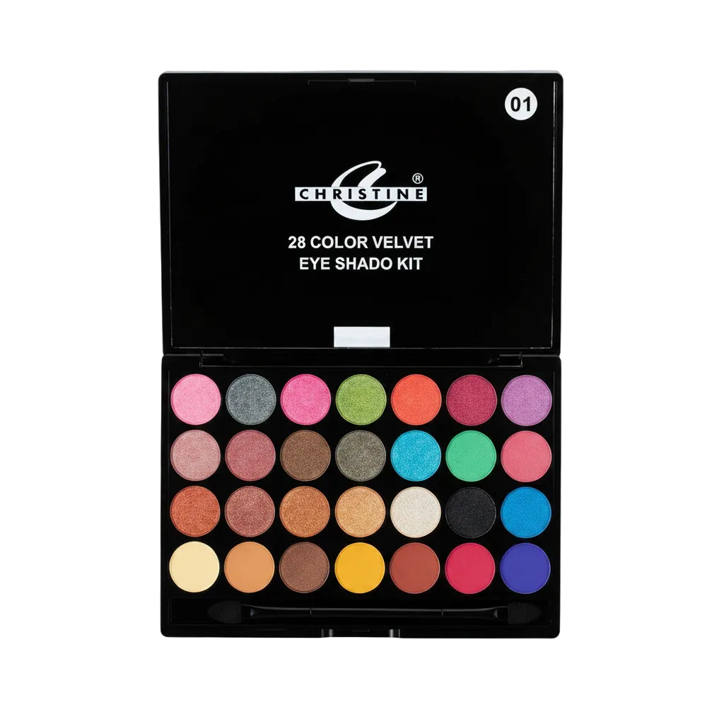 CHRISTINE PRO EYE SHADE KIT 28PCS 01