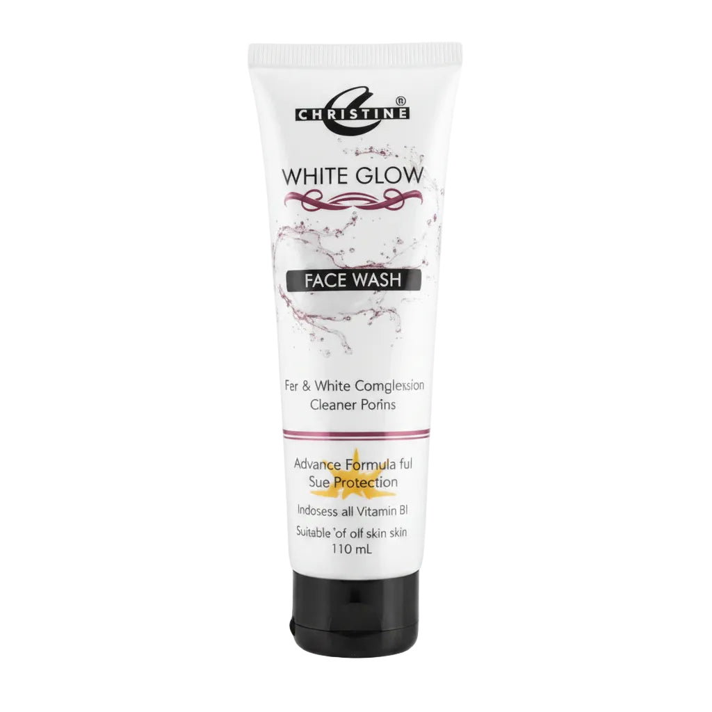 CHRISTINE WHITE GLOW CHARCOAL FACE WASH 110ML