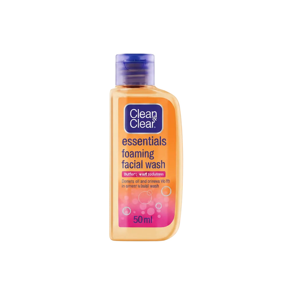 CLEAN&CLEAR ESSENTIALS FACE WASH 50ML
