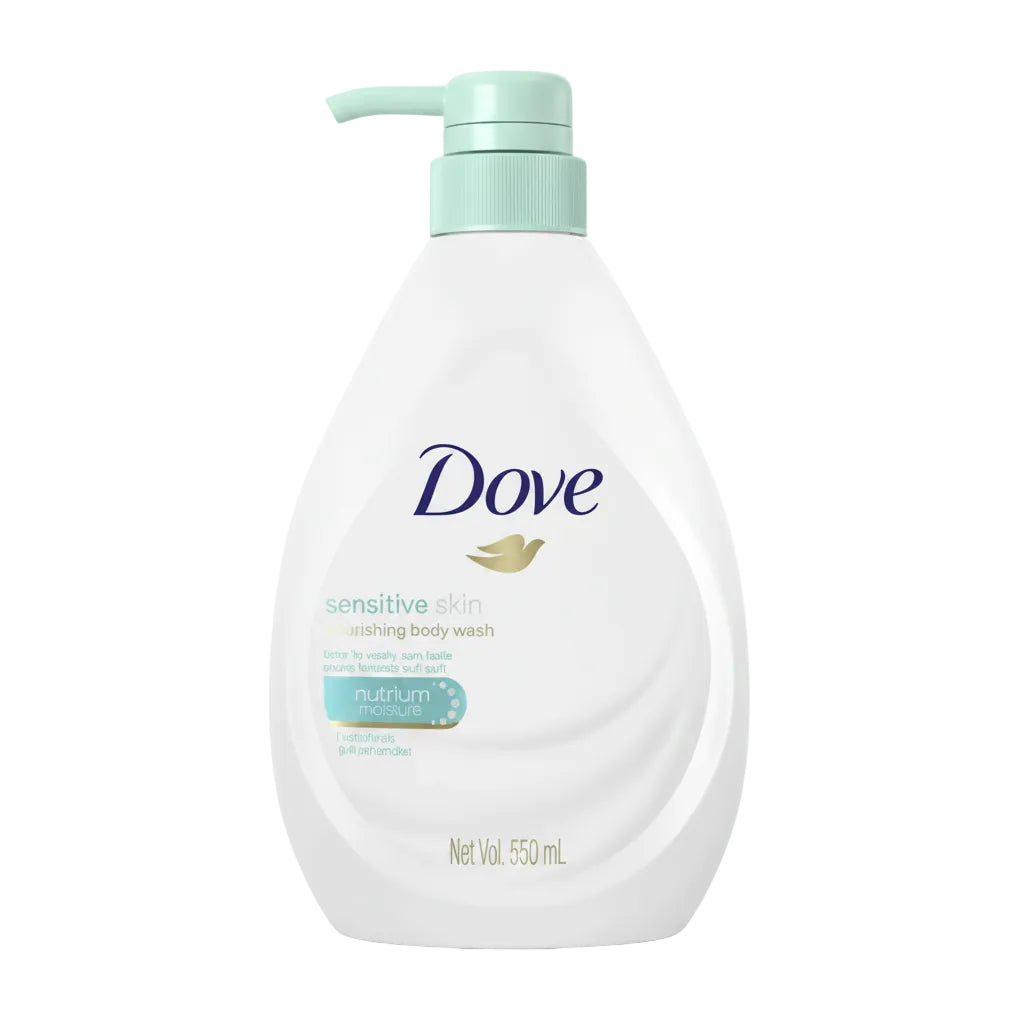 DOVE SENSITIVE SKIN BODY WASH & SHOWER GEL 550ML