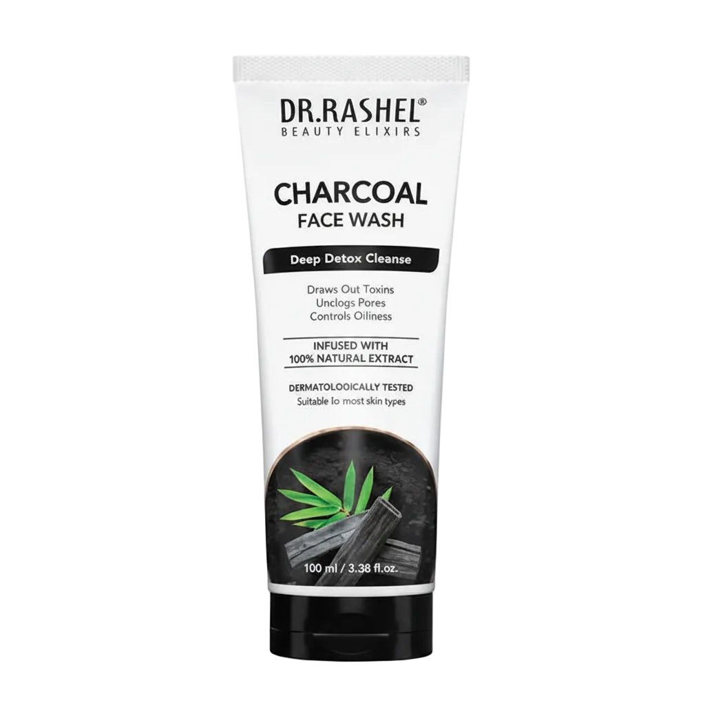 DR RASHEL BLACK CHARCOAL FACE WASH 100ML