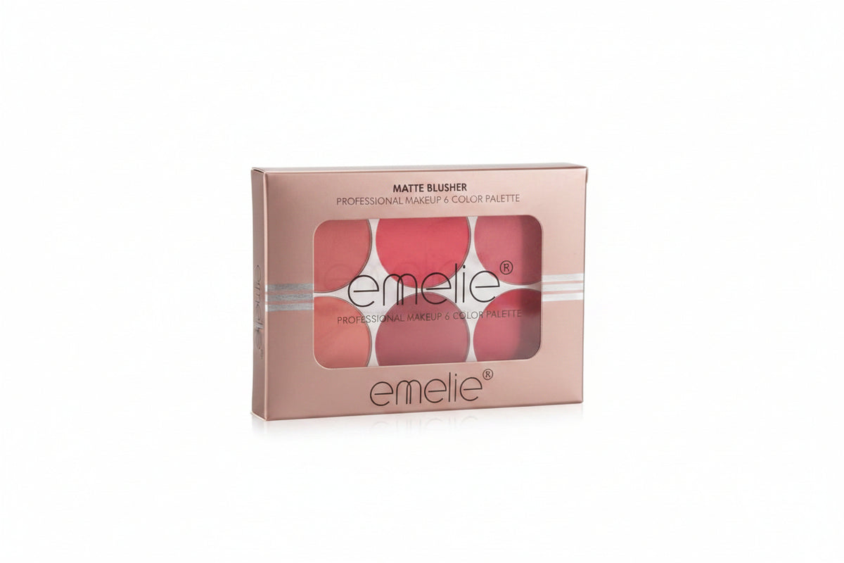 EMELIE MATTE BLUSHER KIT 6 COLOR 01