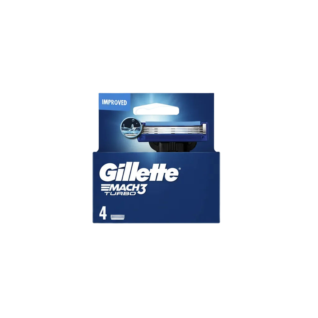GILLETTE MACH 3 TURBO 4P BLADES