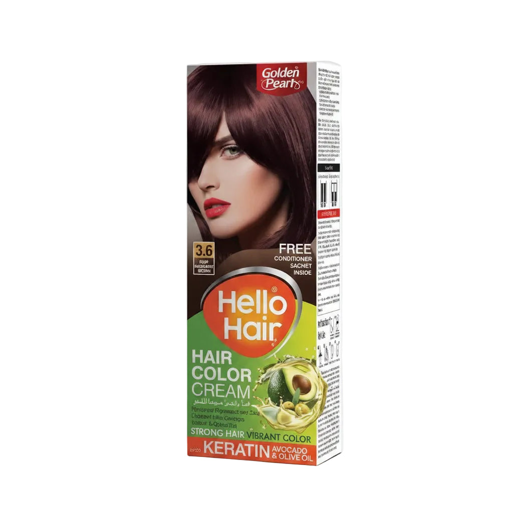 GOLDEN PEARL HAIR COLOR 3.6