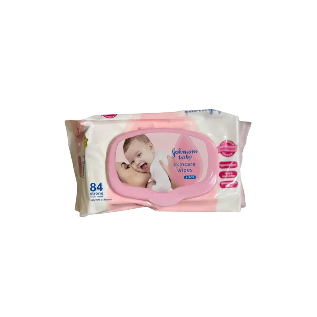 JOHNSON BABY WIPES SKIN CARE 84P