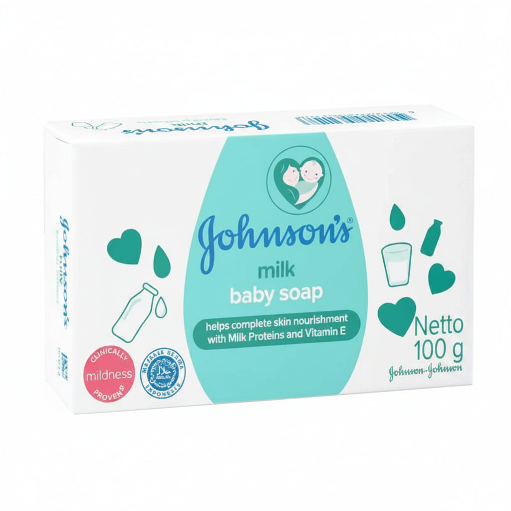 JOHNSONS BABY MILK SOAP 100G