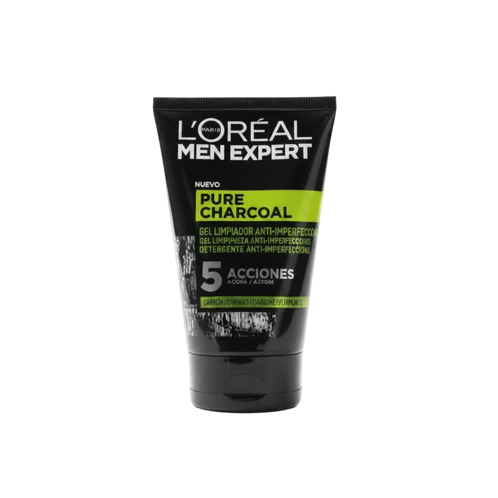 LOREAL CHARCOAL BLACK MEN FACE WASH 100ML