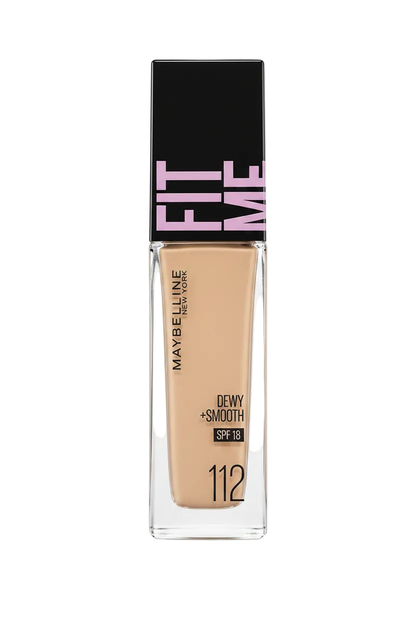 MAYBELLINE FIT ME DEWY+SMOOTH FOUNDATION 112