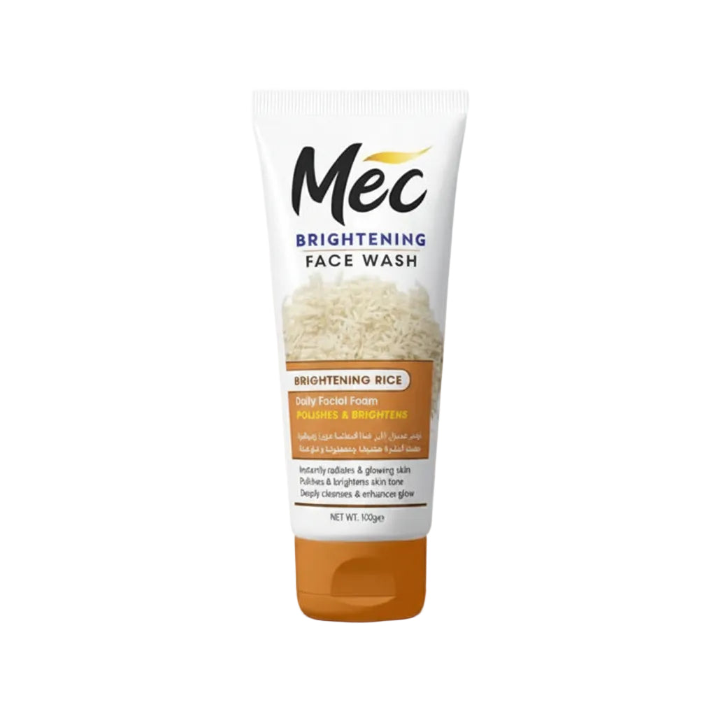 MEC BRIGHTENIN RICE FACE WASH 100G