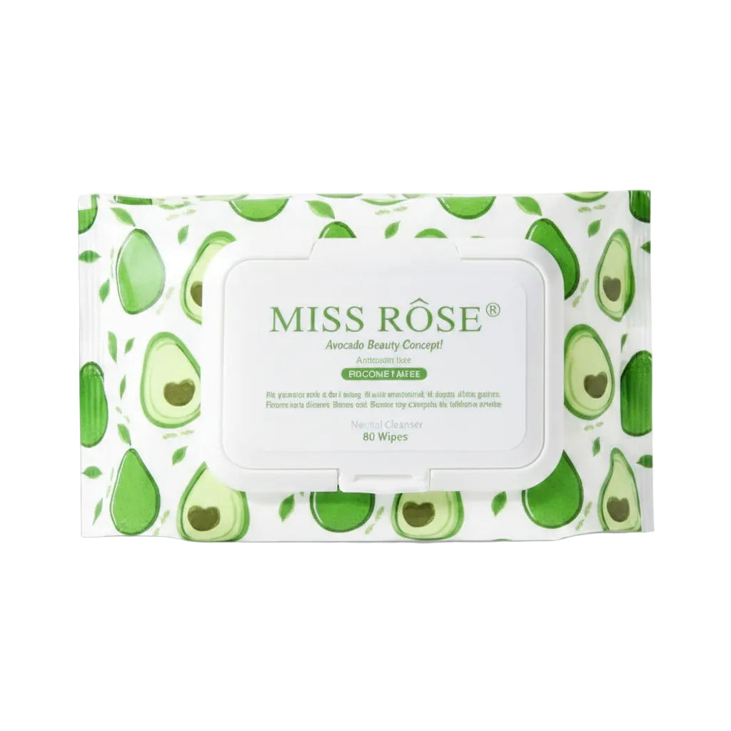 MISS ROSE FACIAL CLEANSER WIPES 80 PCS