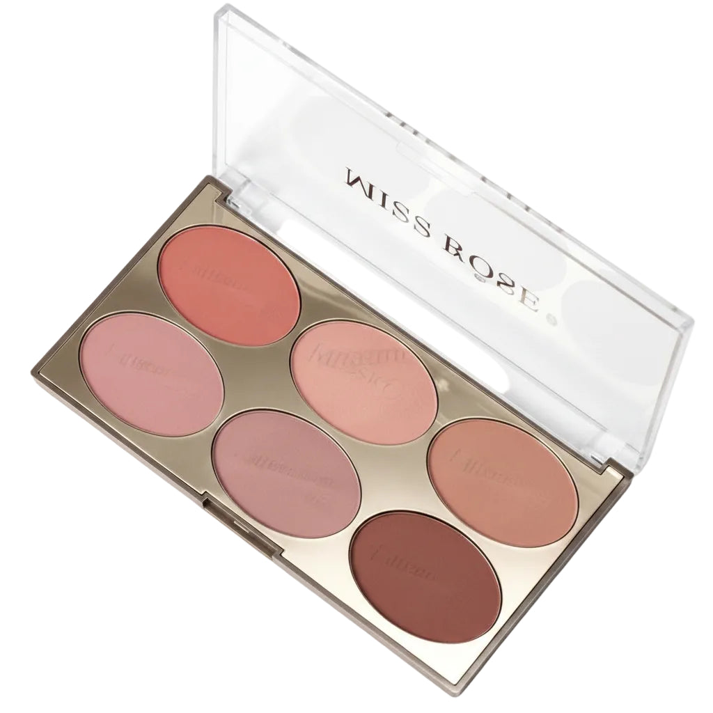 MISS ROSE MATTE BLUSH KIT 6 COLOR 02