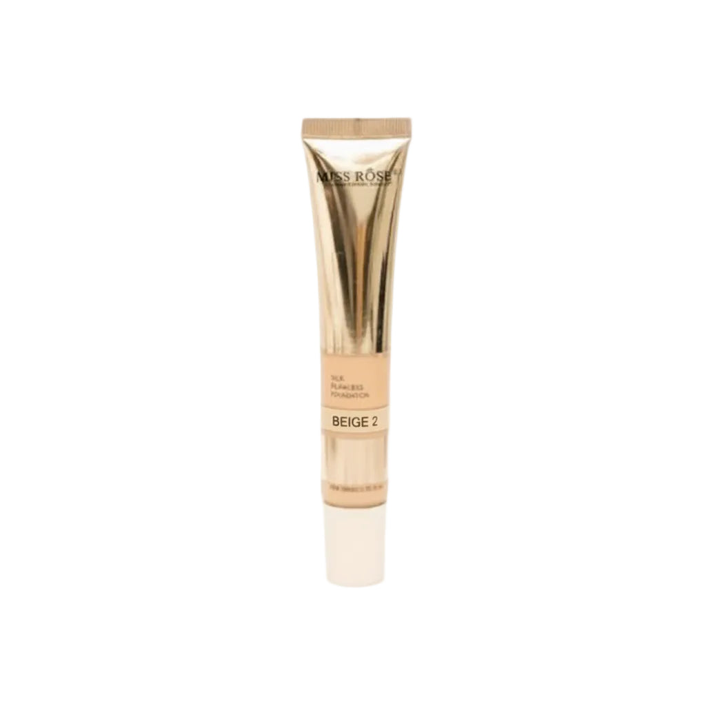 MISS ROSE SILK FLAWLESS FOUNDATION BEIGE 2