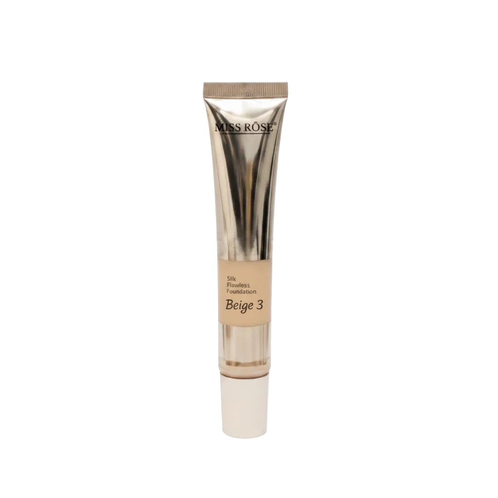 MISS ROSE SILK FLAWLESS FOUNDATION BEIGE 3