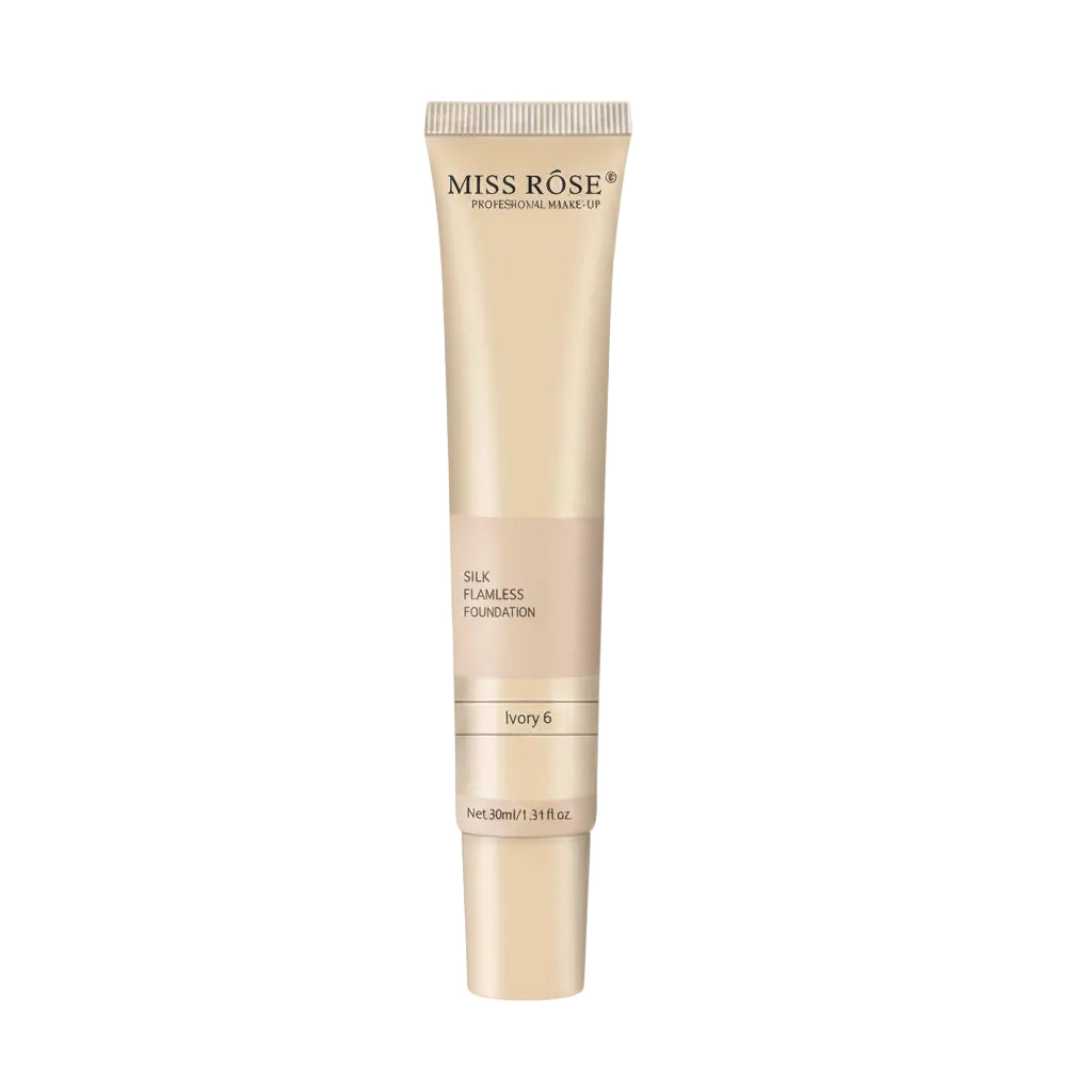 MISS ROSE SILK FLAWLESS FOUNDATION IVORY 6