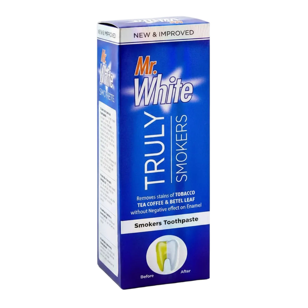 MR WHITE TRULY SMOKERS TOOTH PASTE