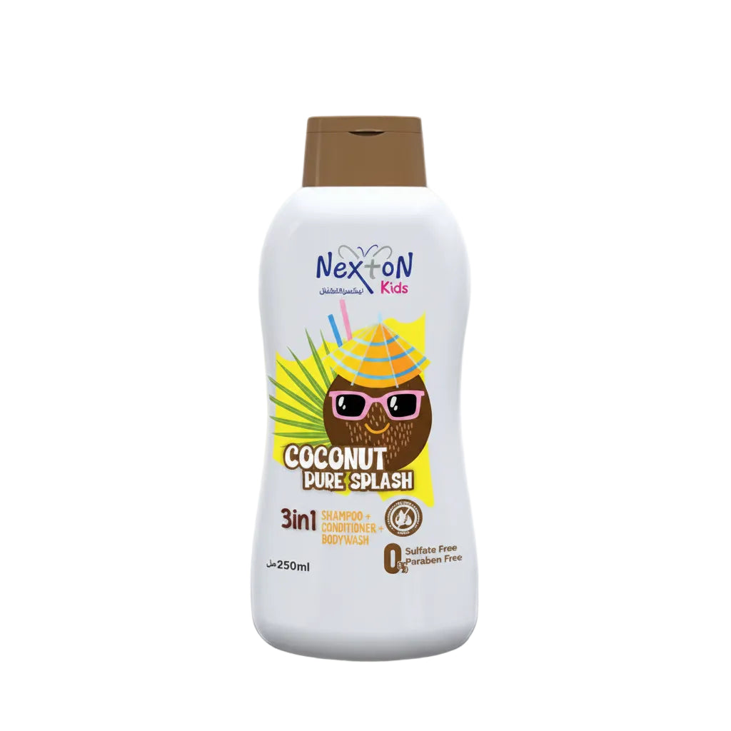 NEXTON KIDS COCONUT 3IN1 SHAMPOO 250ML