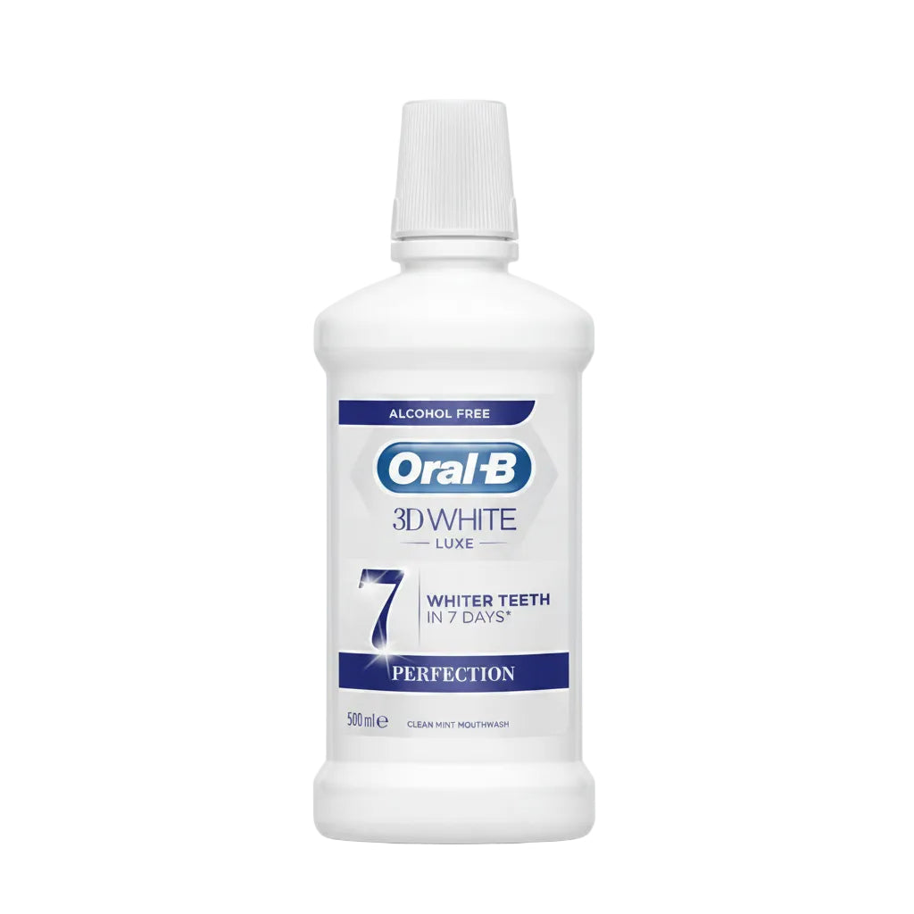 ORAL-B 3D WHITE MOUTH WASH 500ML