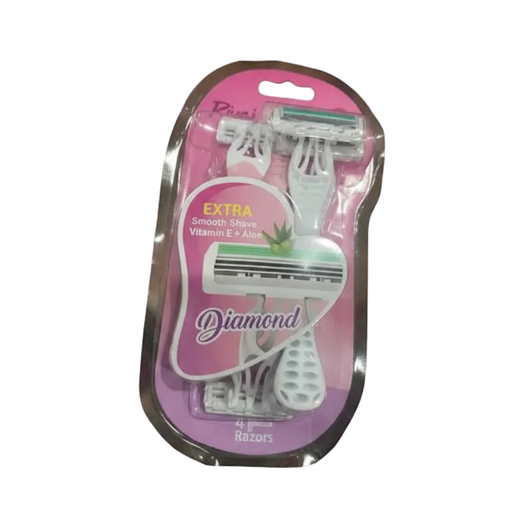 RIVAJ DIAMOND LADY RAZOR 4 PCS