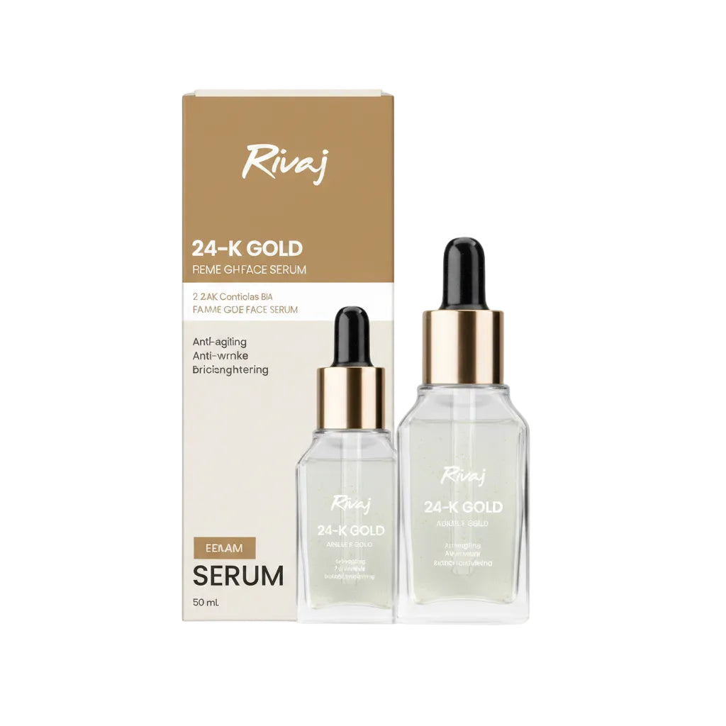 RIVAJ FACE SERUM 24K GOLD 30ML