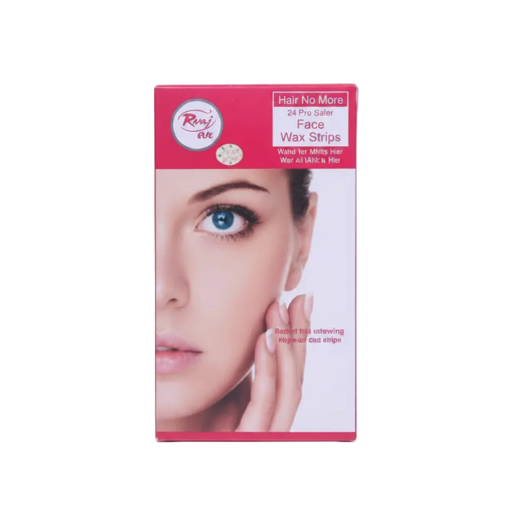 RIVAJ FACE WAX STRIPS 24 PCS