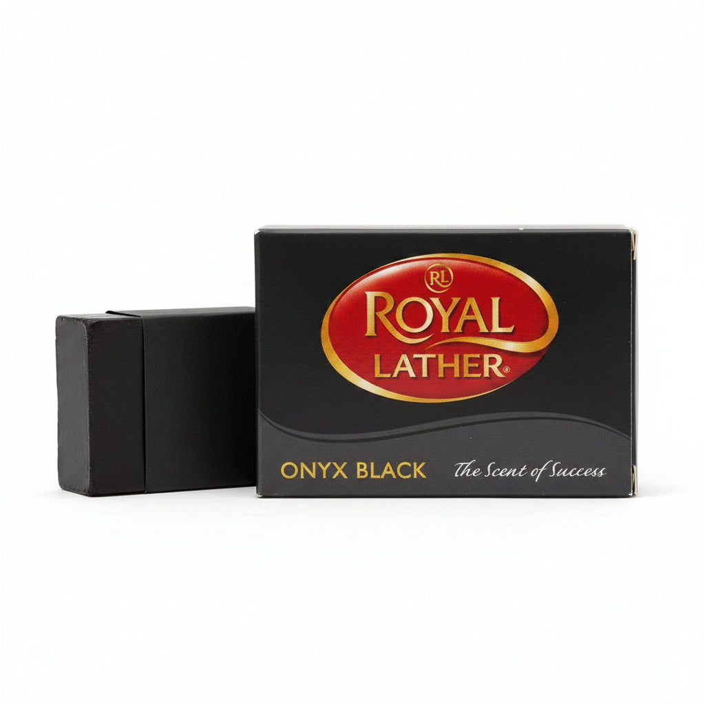 ROYAL LEATHER BLACK SOAP 125G