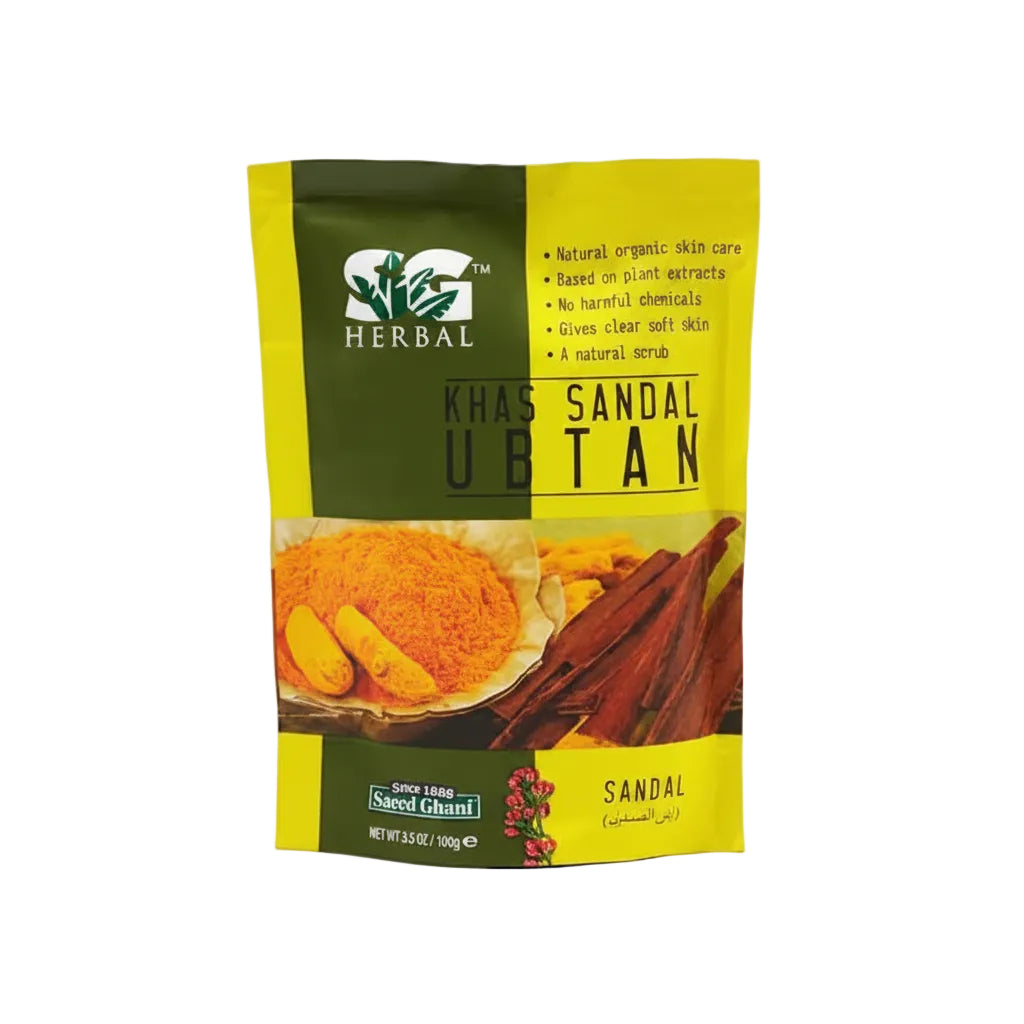 SAEED GHANI KHAS SANDAL UBTON POUCH 100G