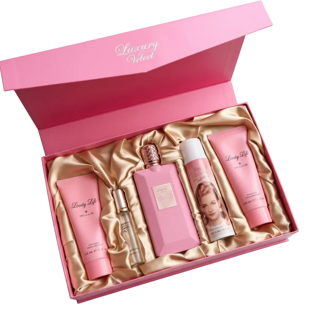 SELLION LUXURY VELVET INTENSLY PINK LADIES GIFT SET