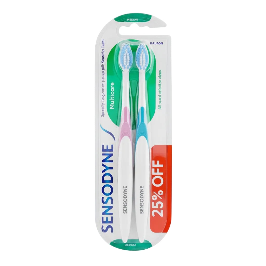 SENSODYNE MULTICARE TOOTH BRUSH 2P