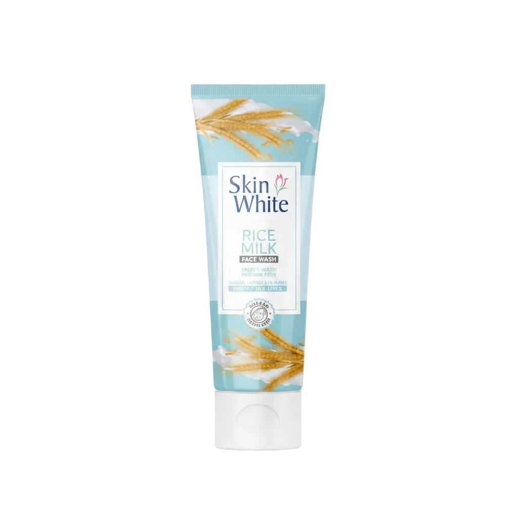 SKIN WHITE RICE MILK FACE WASH 100ML