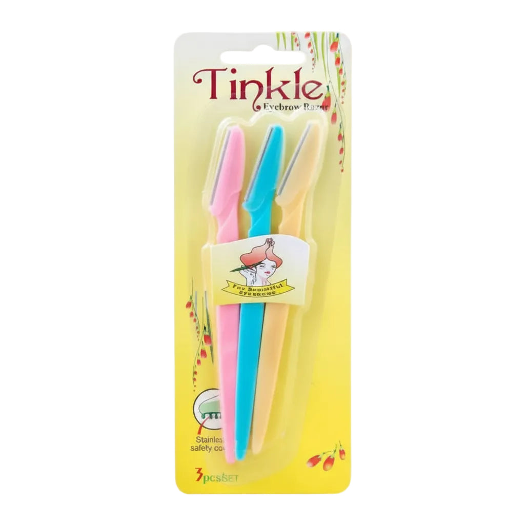 THNKLE EYEBROW RAZER ZIGZAG 3 PCS