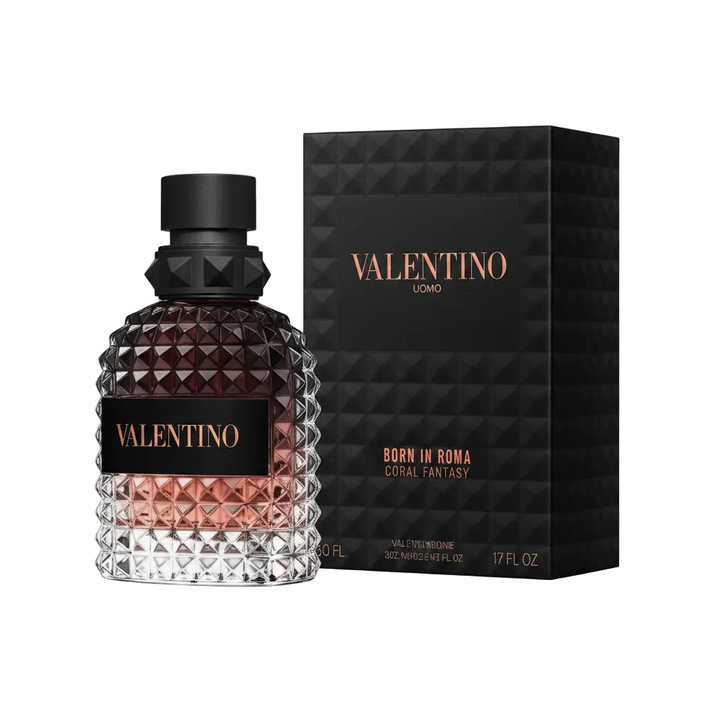 VALENTINO UOMO BORN IN ROMA CORAL FANTASY MEN PERFUME 100ML