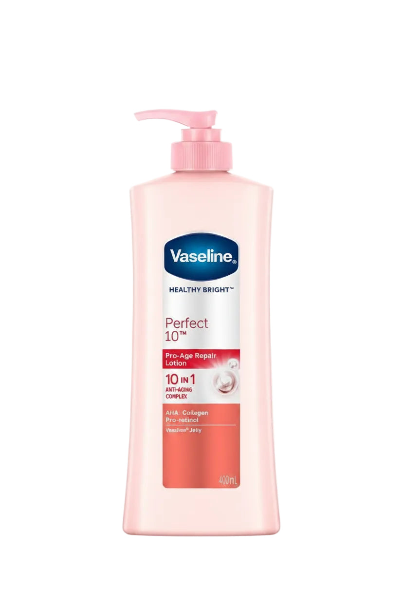 VASELINE HEALTHY BRIGHT 10IN1 LOTION 400ML