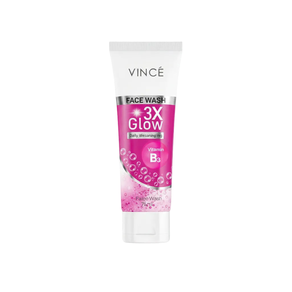 VINCE 3X GLOW VITAMIN FACE WASH 75ML