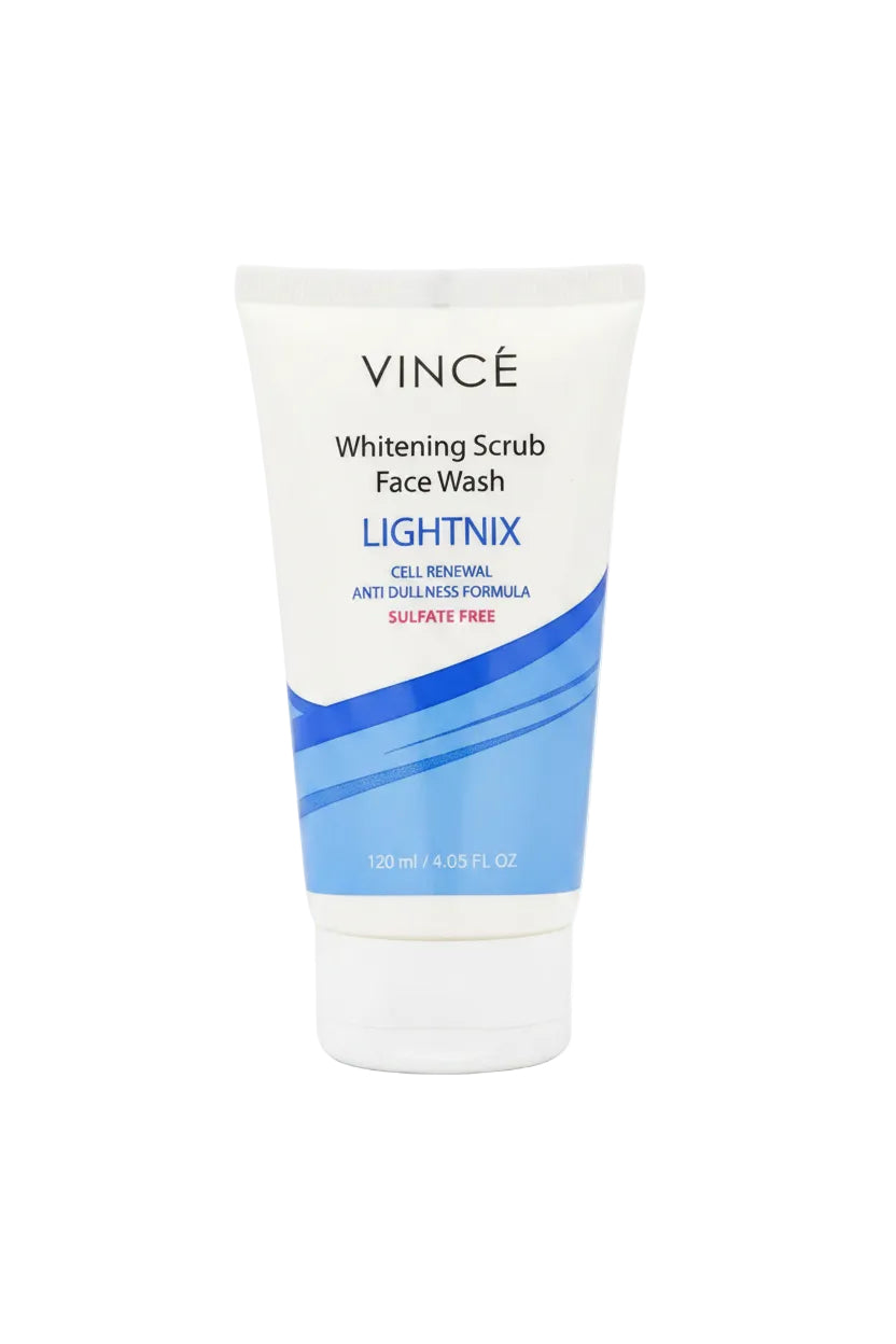 VINCE WHITENING SCRUB FACE WASH 120ML