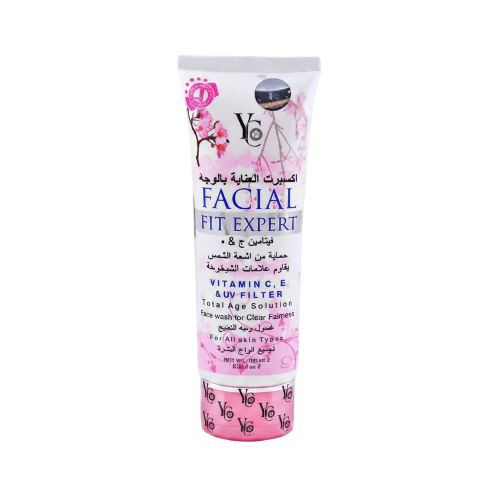 YC FIT EXPERT PINK FACE WASH 100ML