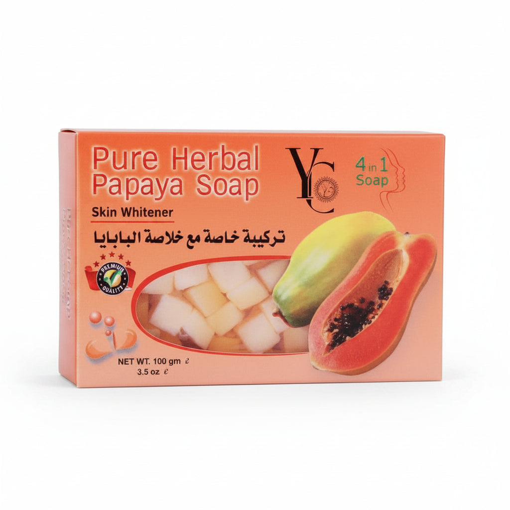 YC PAPAYA HERBAL SOAP 100G