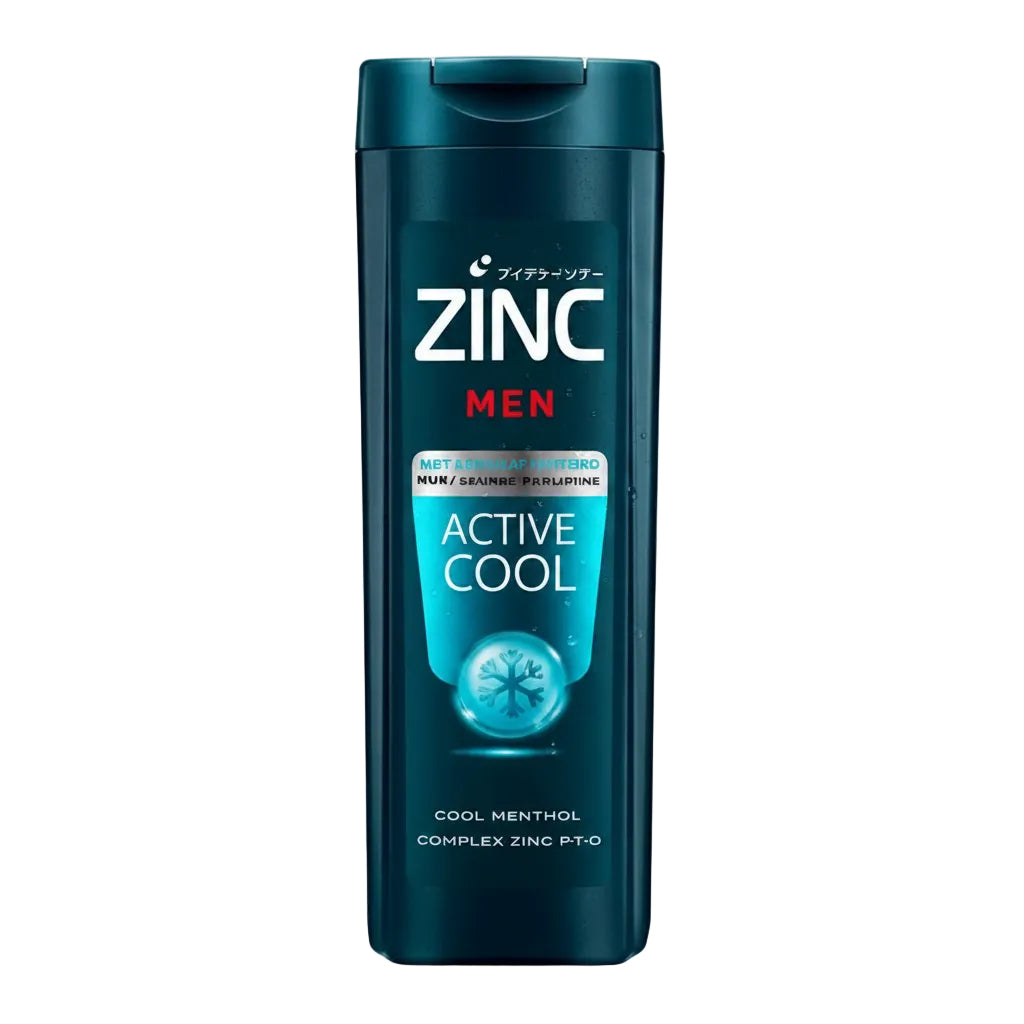 ZINC MEN COOL MENTHOL SHAMPOO 340ML